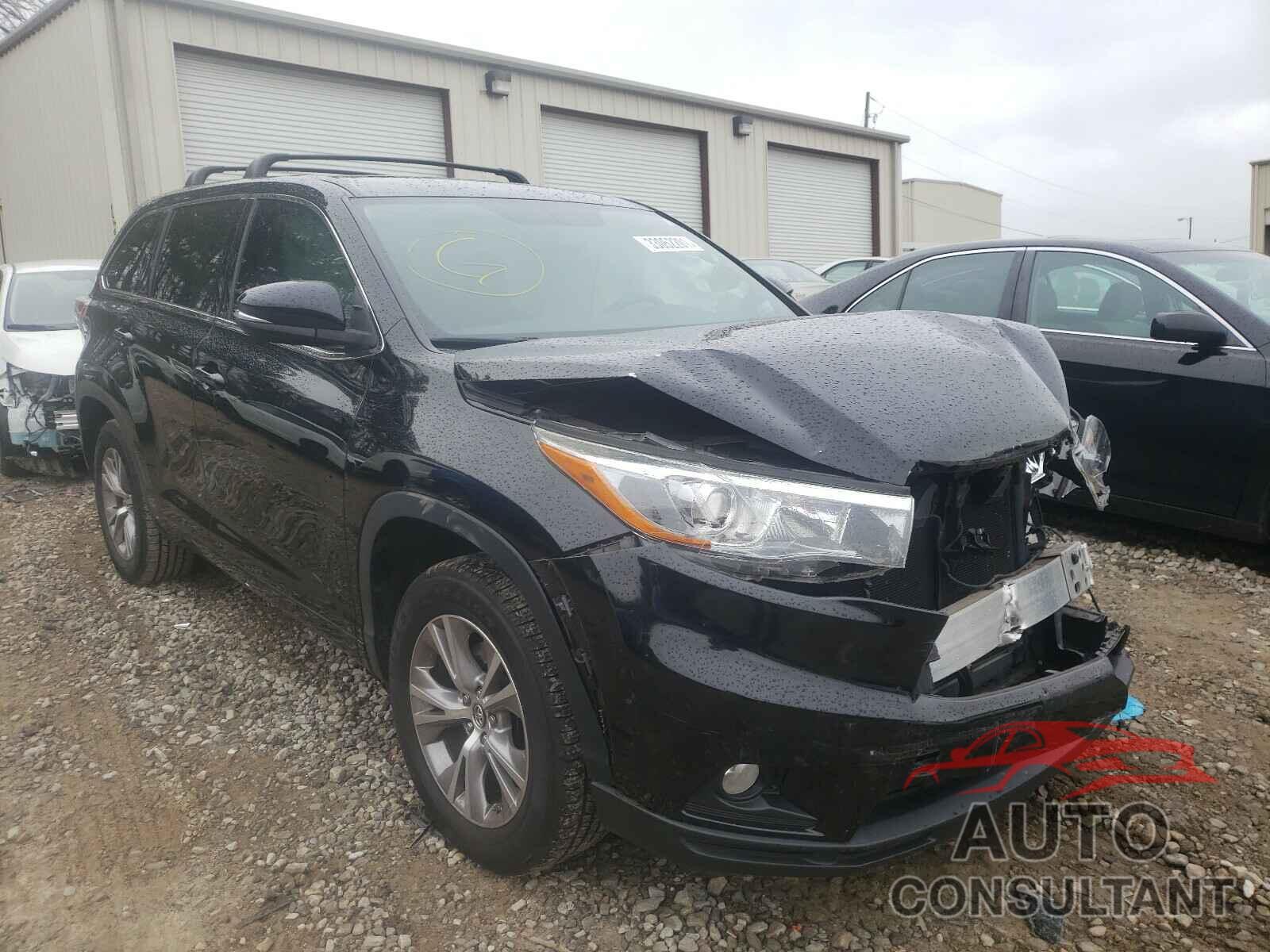 TOYOTA HIGHLANDER 2016 - 5TDZKRFH6GS157820