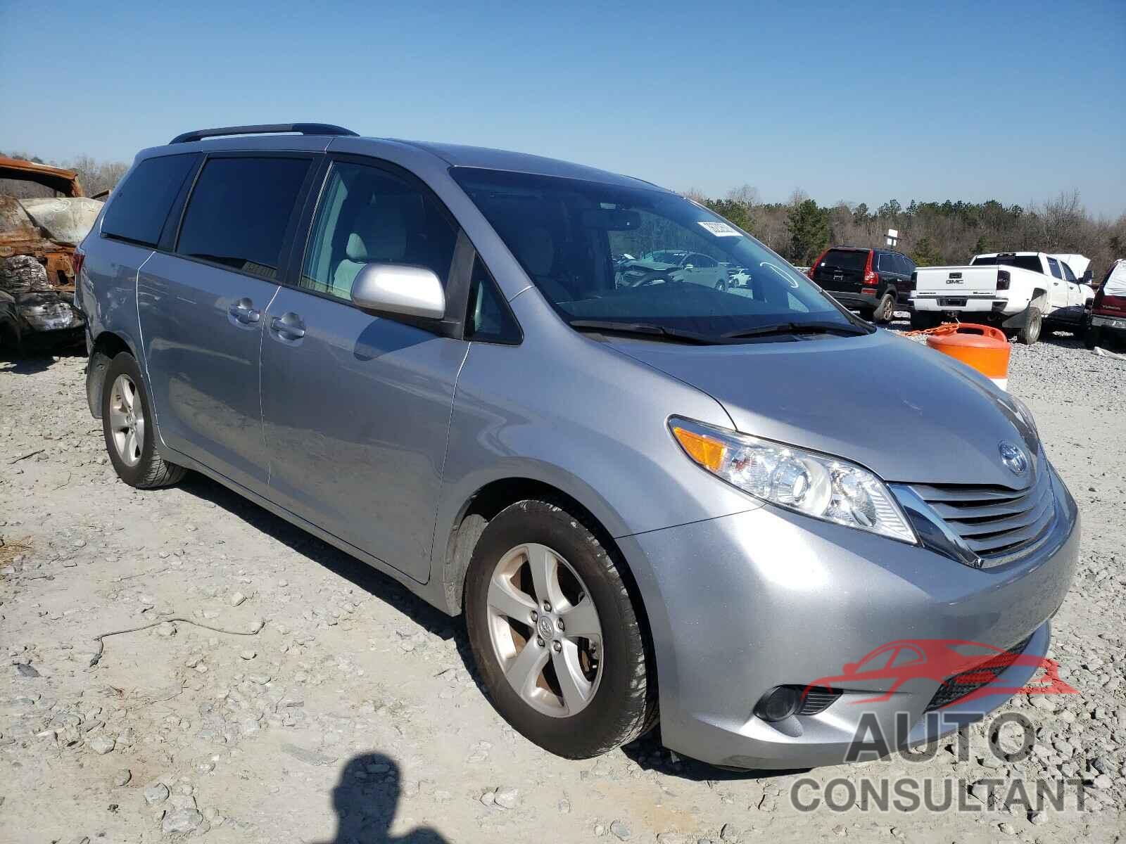 TOYOTA SIENNA 2017 - 5TDKZ3DC5HS783040