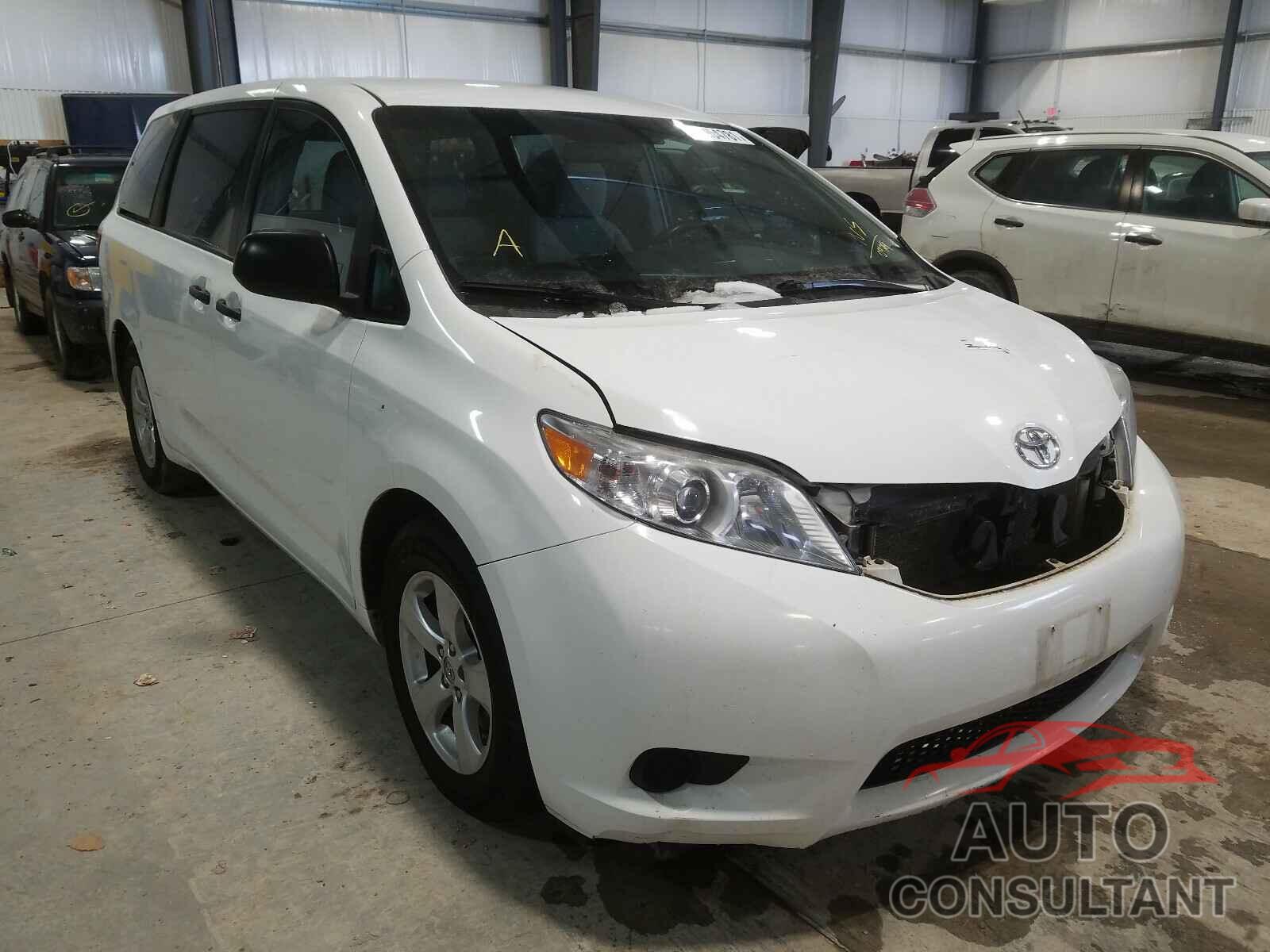 TOYOTA SIENNA 2017 - 5TDZZ3DC2HS790929