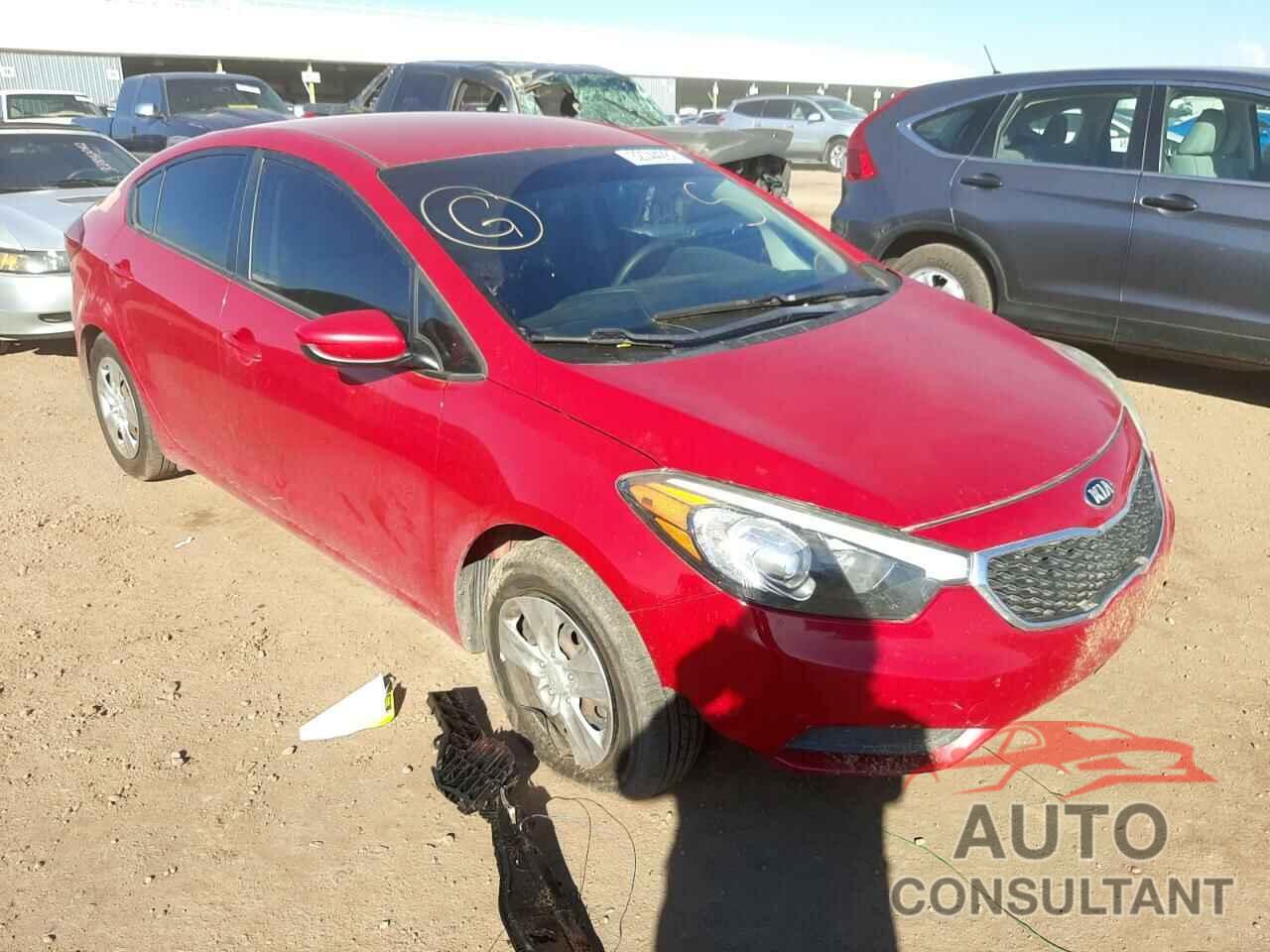 KIA FORTE 2016 - KNAFK4A64G5549953