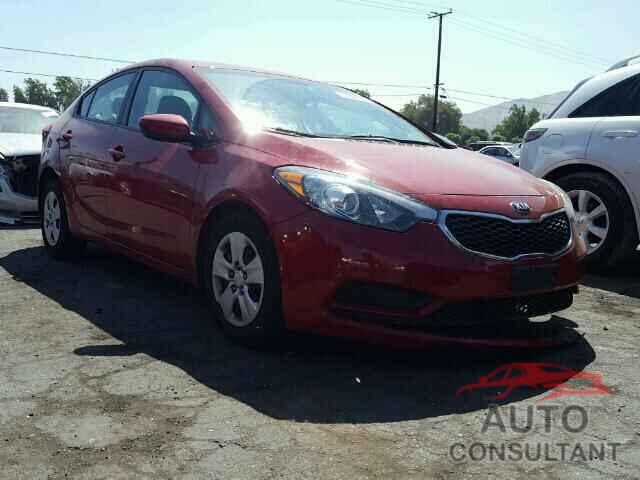 KIA FORTE 2016 - KNAFK4A69G5523137