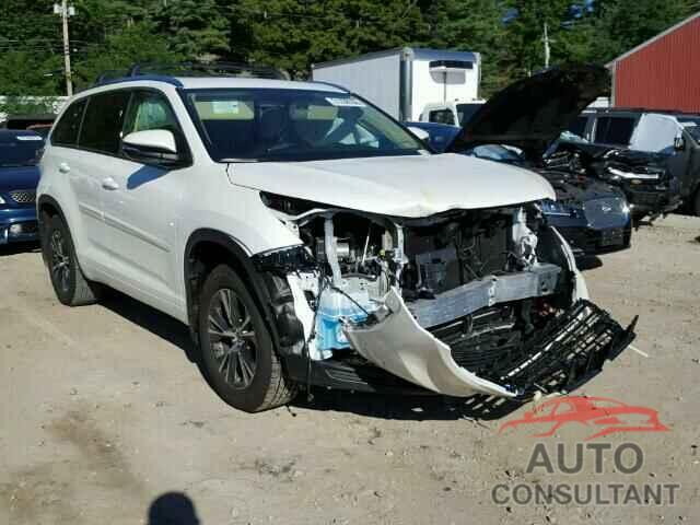 TOYOTA HIGHLANDER 2016 - 5TDJKRFH0GS272362