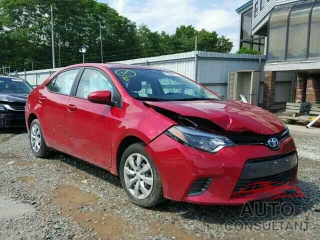 TOYOTA COROLLA 2016 - 2T1BURHE0GC538215