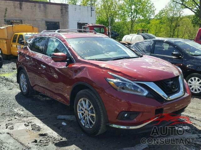 NISSAN MURANO 2018 - 5N1AZ2MG4JN139318