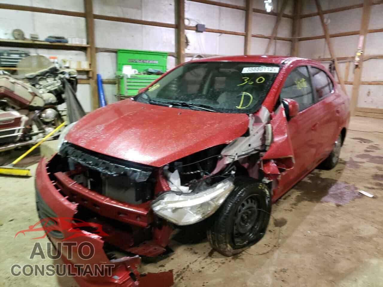 MITSUBISHI MIRAGE 2017 - ML32F3FJ2HHF08465