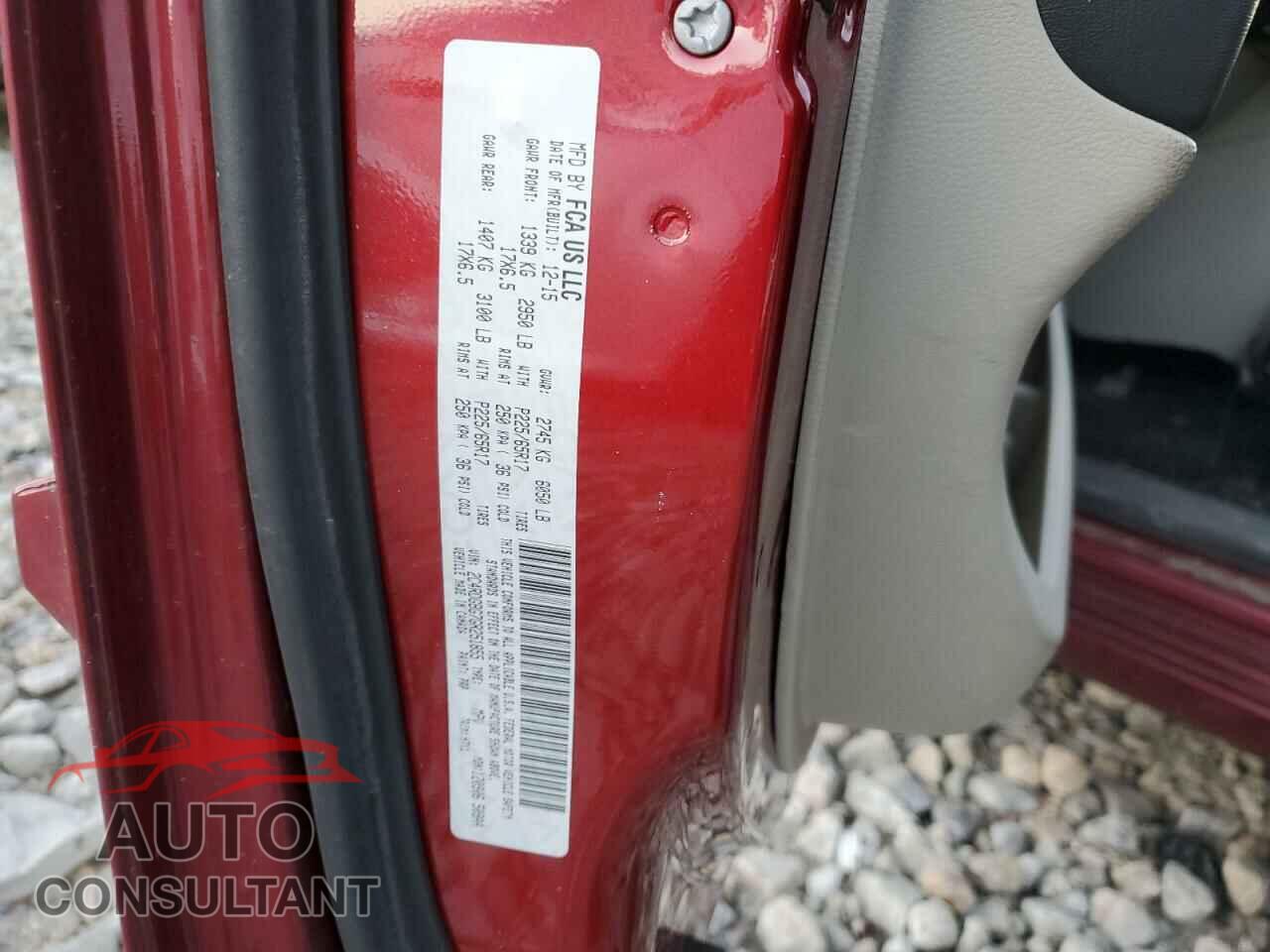 DODGE CARAVAN 2016 - 2C4RDGBG7GR251855