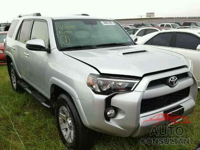 TOYOTA 4RUNNER 2016 - JTEBU5JR9G5318117