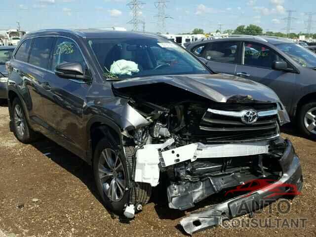 TOYOTA HIGHLANDER 2015 - 5TDJKRFH3FS172710