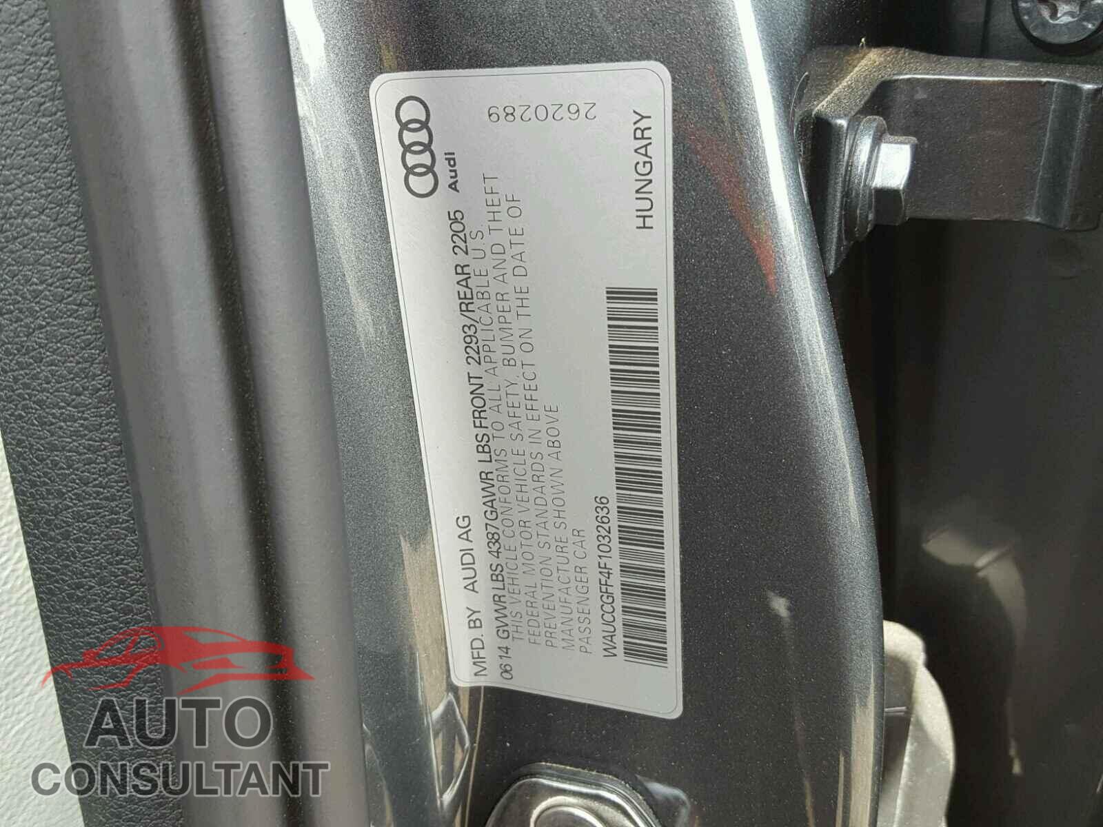 AUDI A3 2015 - WAUCCGFF4F1032636