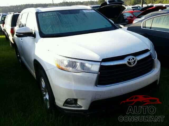 TOYOTA HIGHLANDER 2016 - 5TDYKRFH2GS141464