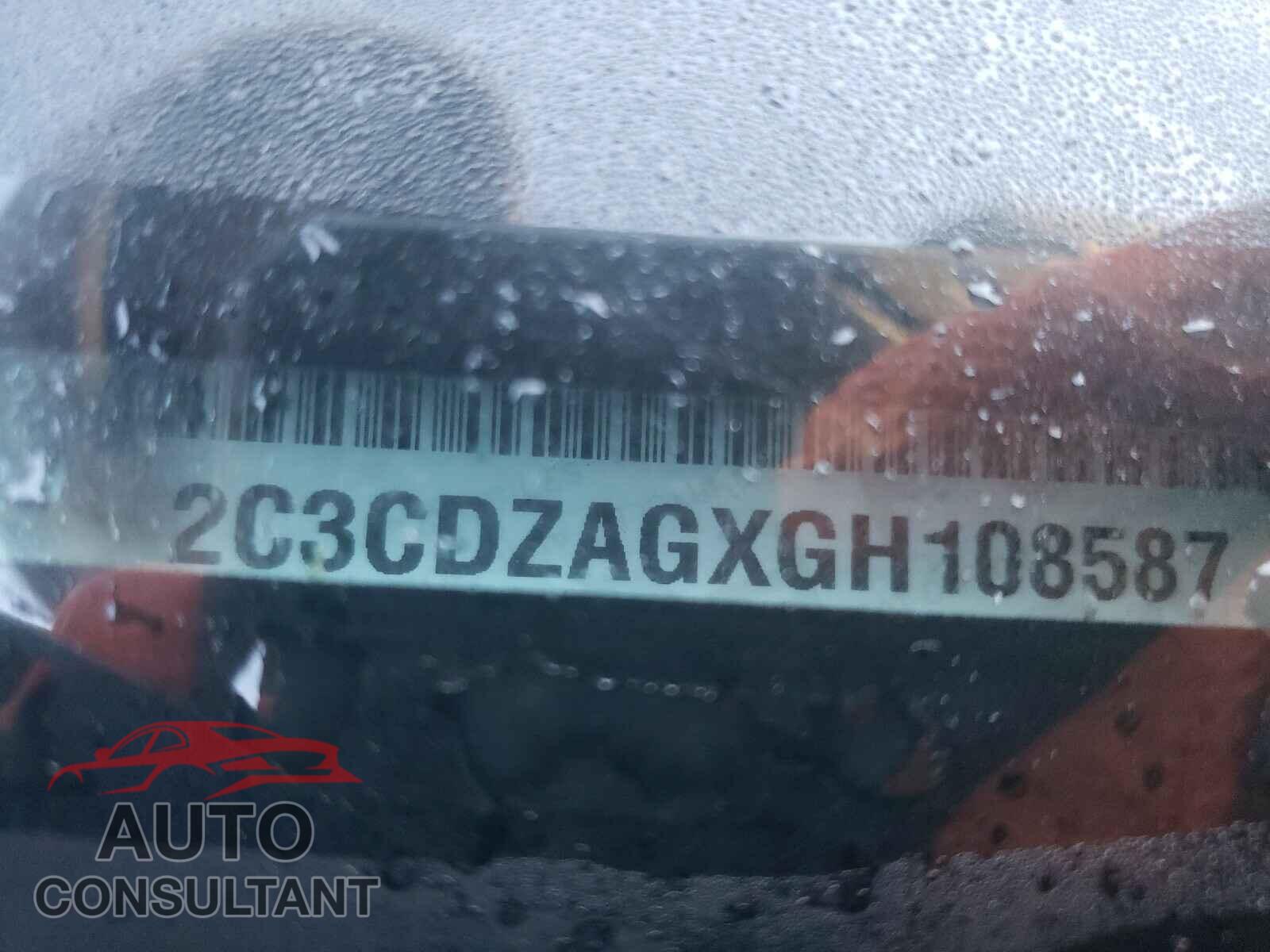 DODGE CHALLENGER 2016 - 2C3CDZAGXGH108587