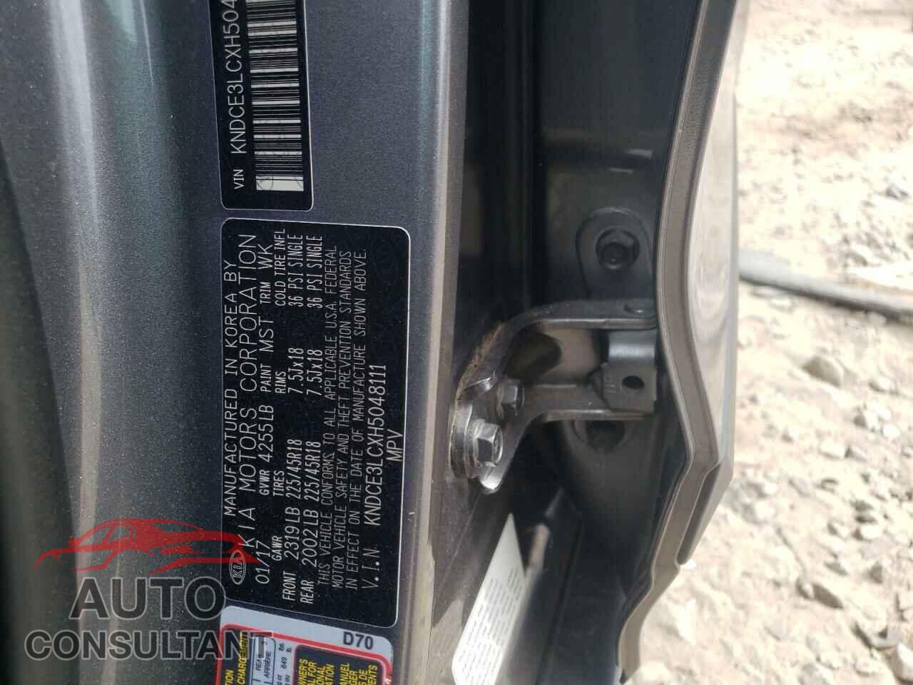 KIA NIRO 2017 - KNDCE3LCXH5048111