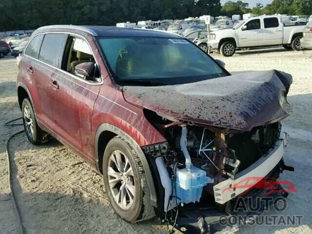 TOYOTA HIGHLANDER 2015 - 5TDKKRFH5FS105854