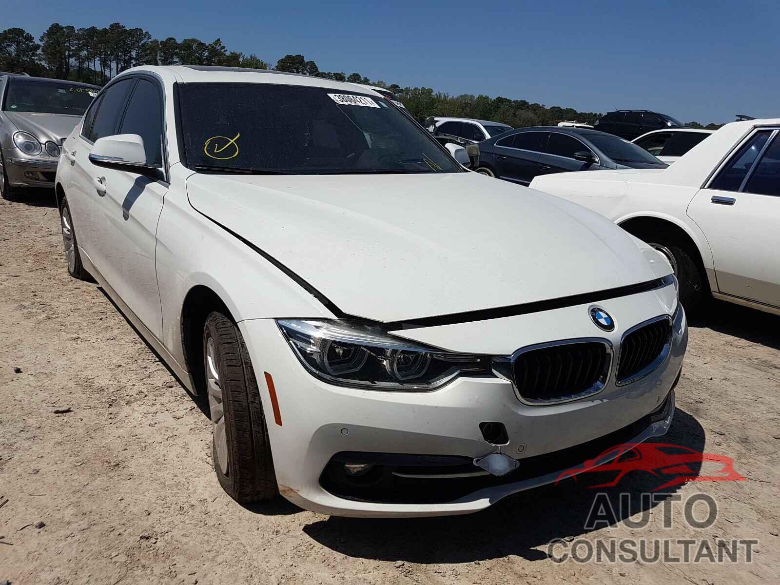 BMW 3 SERIES 2017 - WBA8B9G36HNU54041