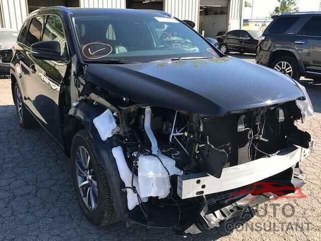 TOYOTA HIGHLANDER 2017 - 5TDJZRFH4HS384207