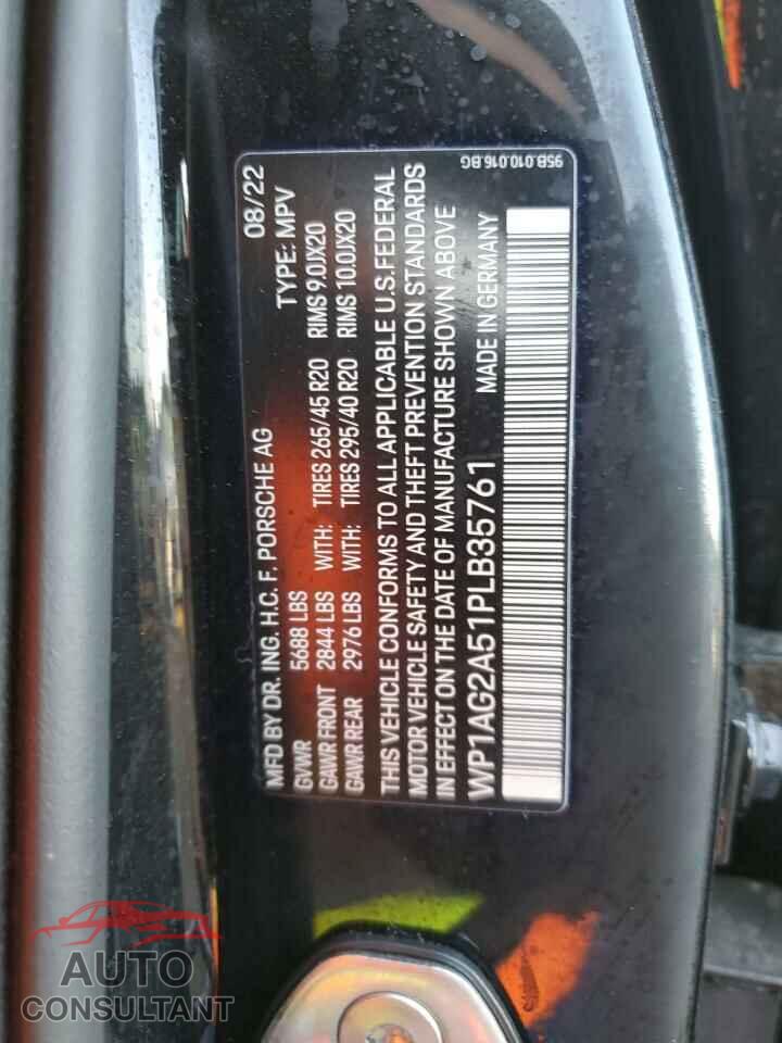 PORSCHE MACAN 2023 - WP1AG2A51PLB35761