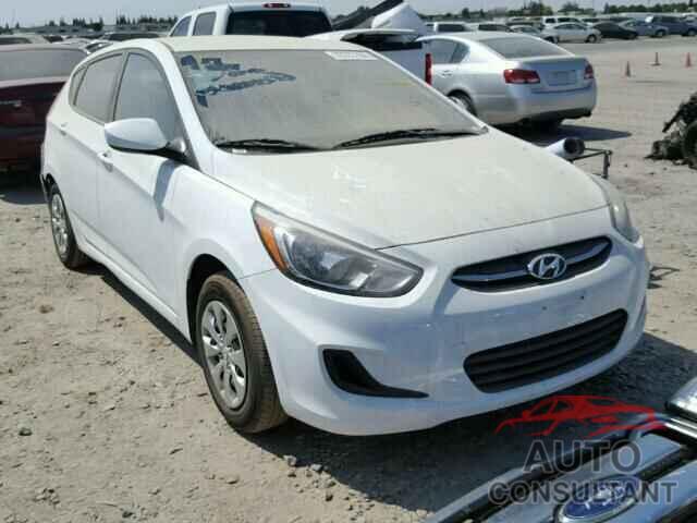 HYUNDAI ACCENT 2016 - KMHCT5AEXGU262148