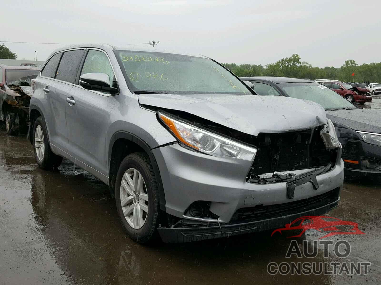 TOYOTA HIGHLANDER 2016 - 5TDBKRFH2GS334901