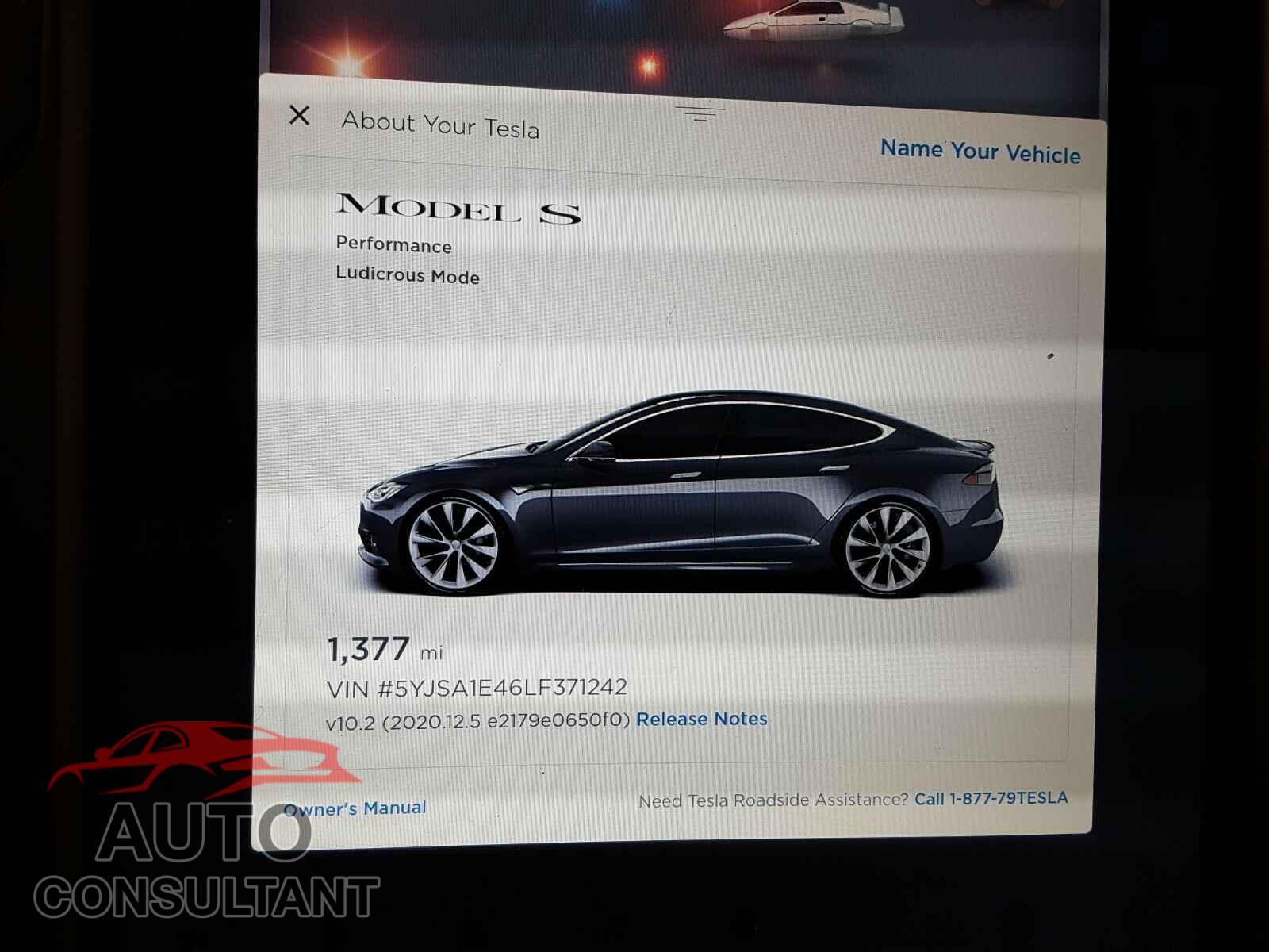 TESLA MODEL S 2020 - 5YJSA1E46LF371242