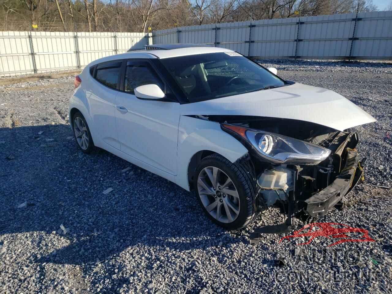 HYUNDAI VELOSTER 2017 - KMHTC6AD0HU313297