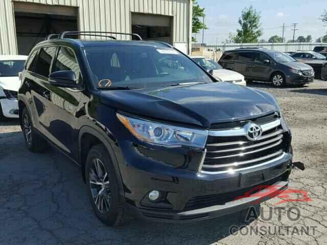 TOYOTA HIGHLANDER 2016 - 5TDJKRFH5GS503868