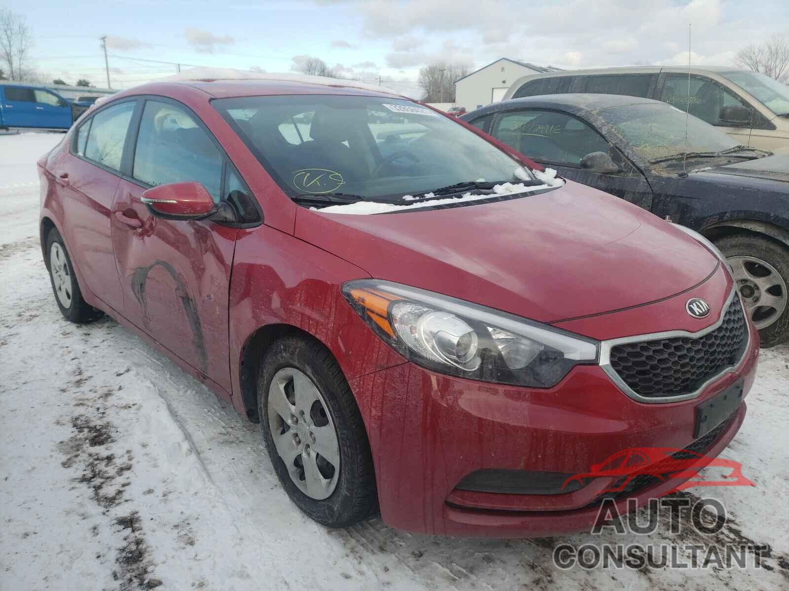 KIA FORTE 2016 - KNAFX4A65G5555746
