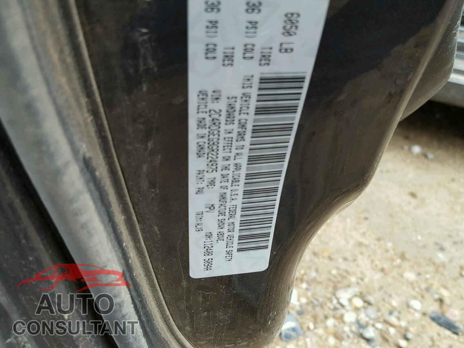 DODGE CARAVAN 2016 - 2C4RDGEG9GR224975
