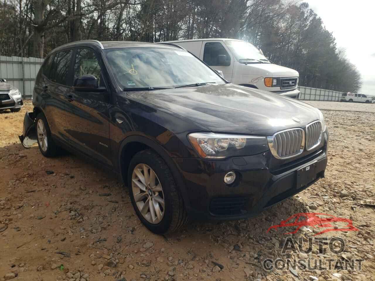 BMW X3 2016 - 5UXWX9C53G0D70016