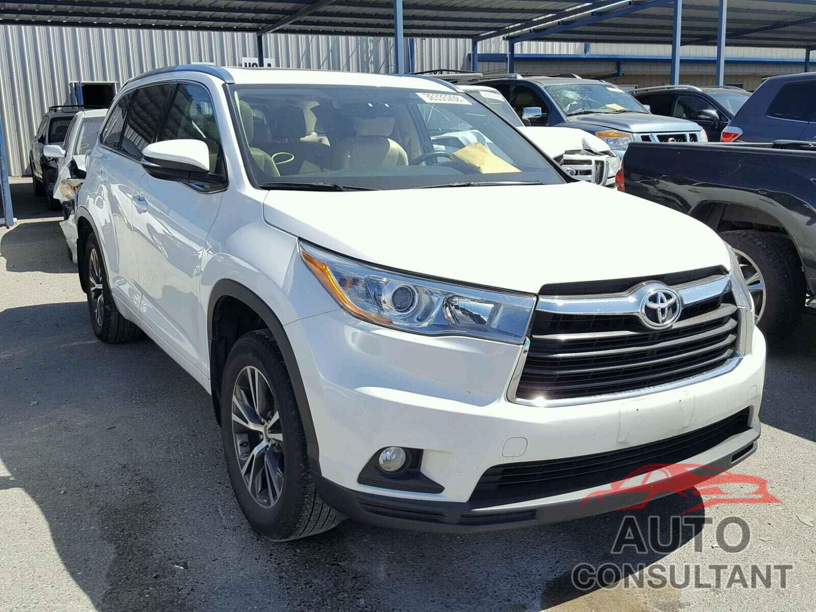 TOYOTA HIGHLANDER 2016 - 5TDJKRFH5GS289819