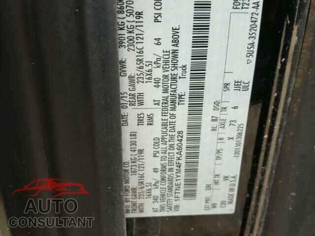 FORD TRANSIT CO 2015 - 1FTNE1YM4FKA60428