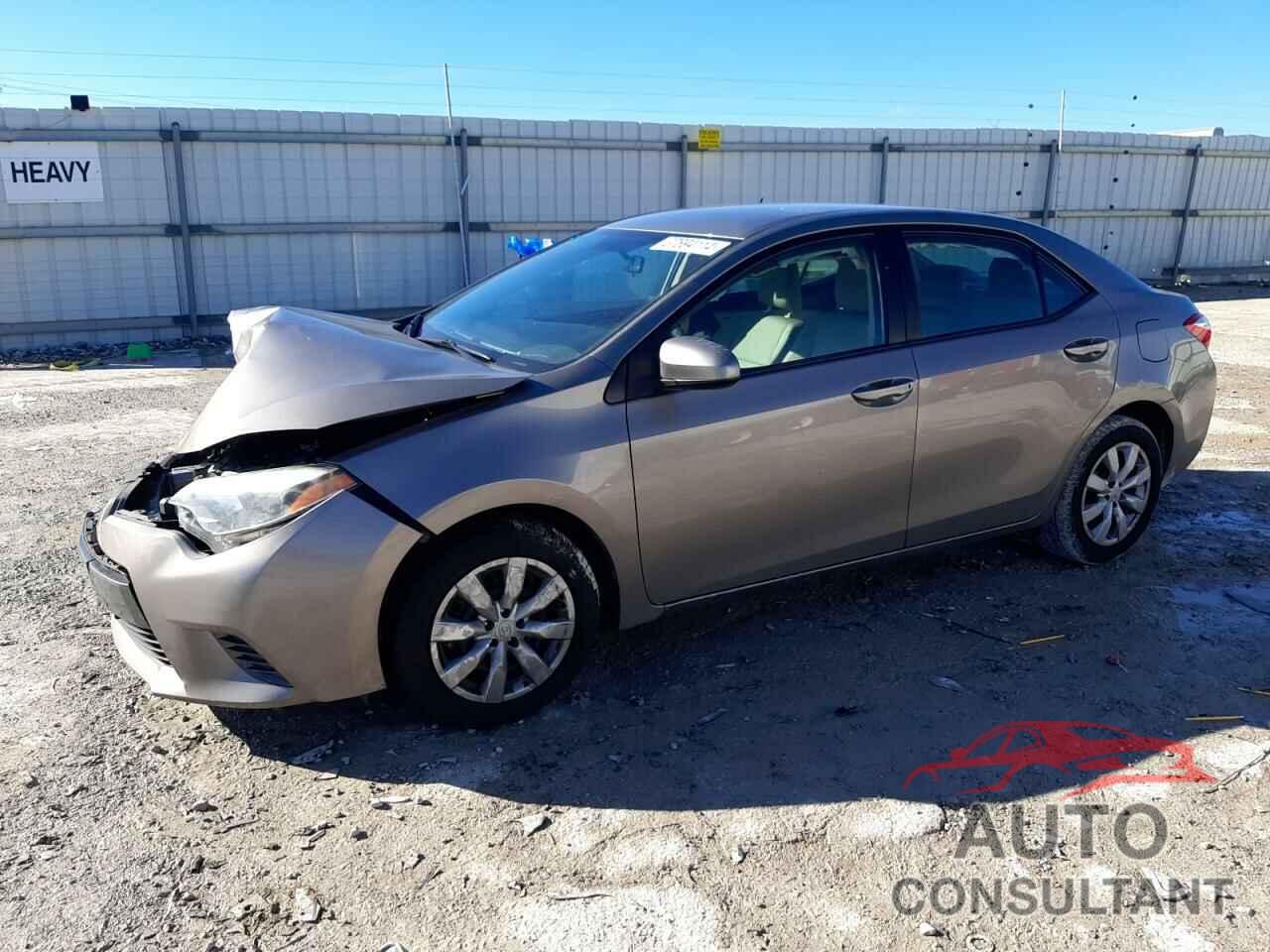 TOYOTA COROLLA 2016 - 2T1BURHE2GC509587