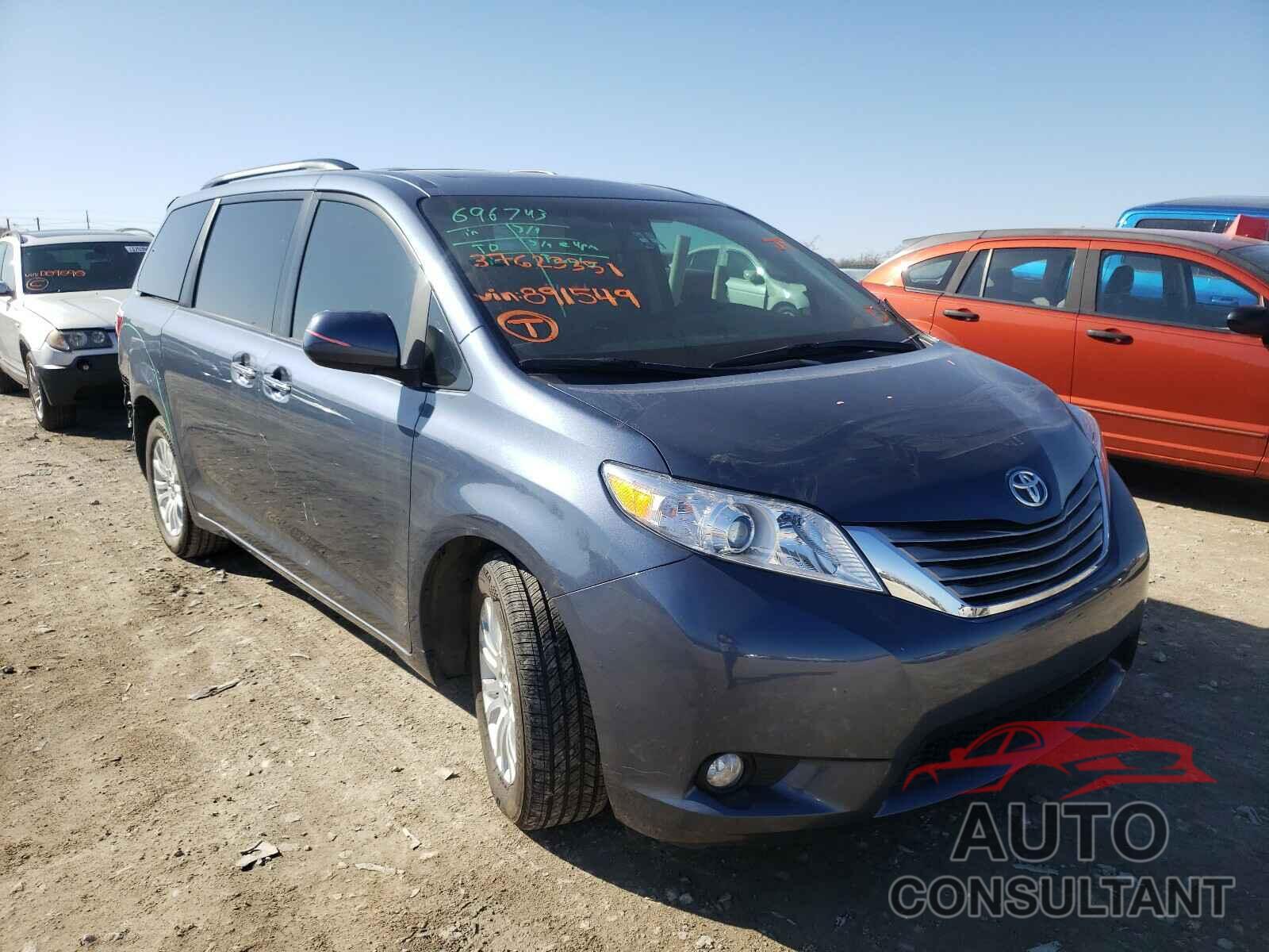 TOYOTA SIENNA 2017 - 5TDYZ3DCXHS891549