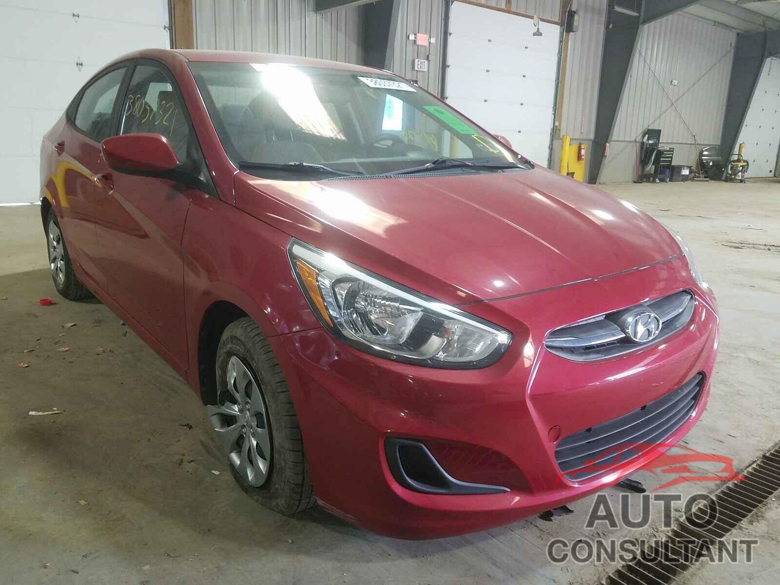 HYUNDAI ACCENT 2017 - KMHCT4AEXHU187818