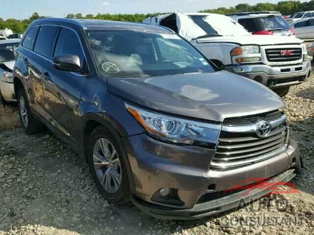 TOYOTA HIGHLANDER 2015 - 5TDKKRFH6FS063033
