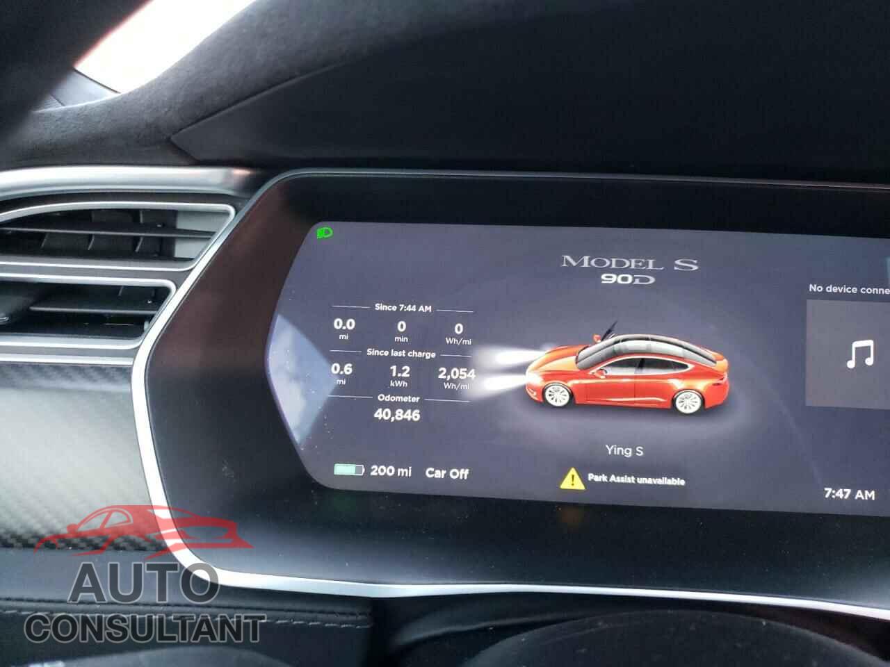 TESLA MODEL S 2016 - 5YJSA1E20GF167413
