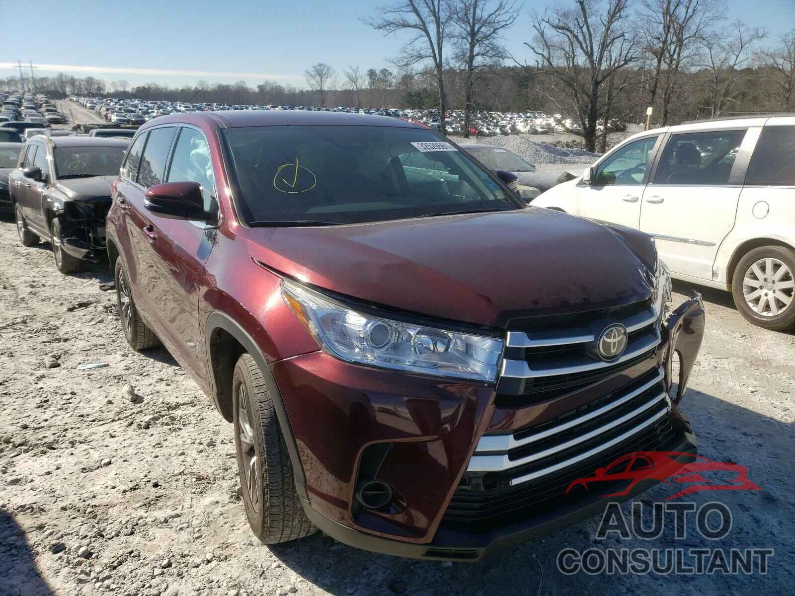TOYOTA HIGHLANDER 2017 - 5TDZARFH0HS023504