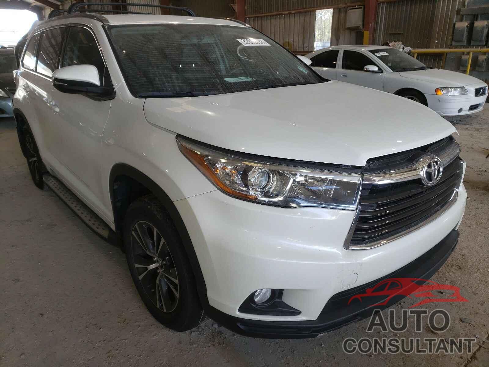TOYOTA HIGHLANDER 2016 - 5TDKKRFH8GS172577
