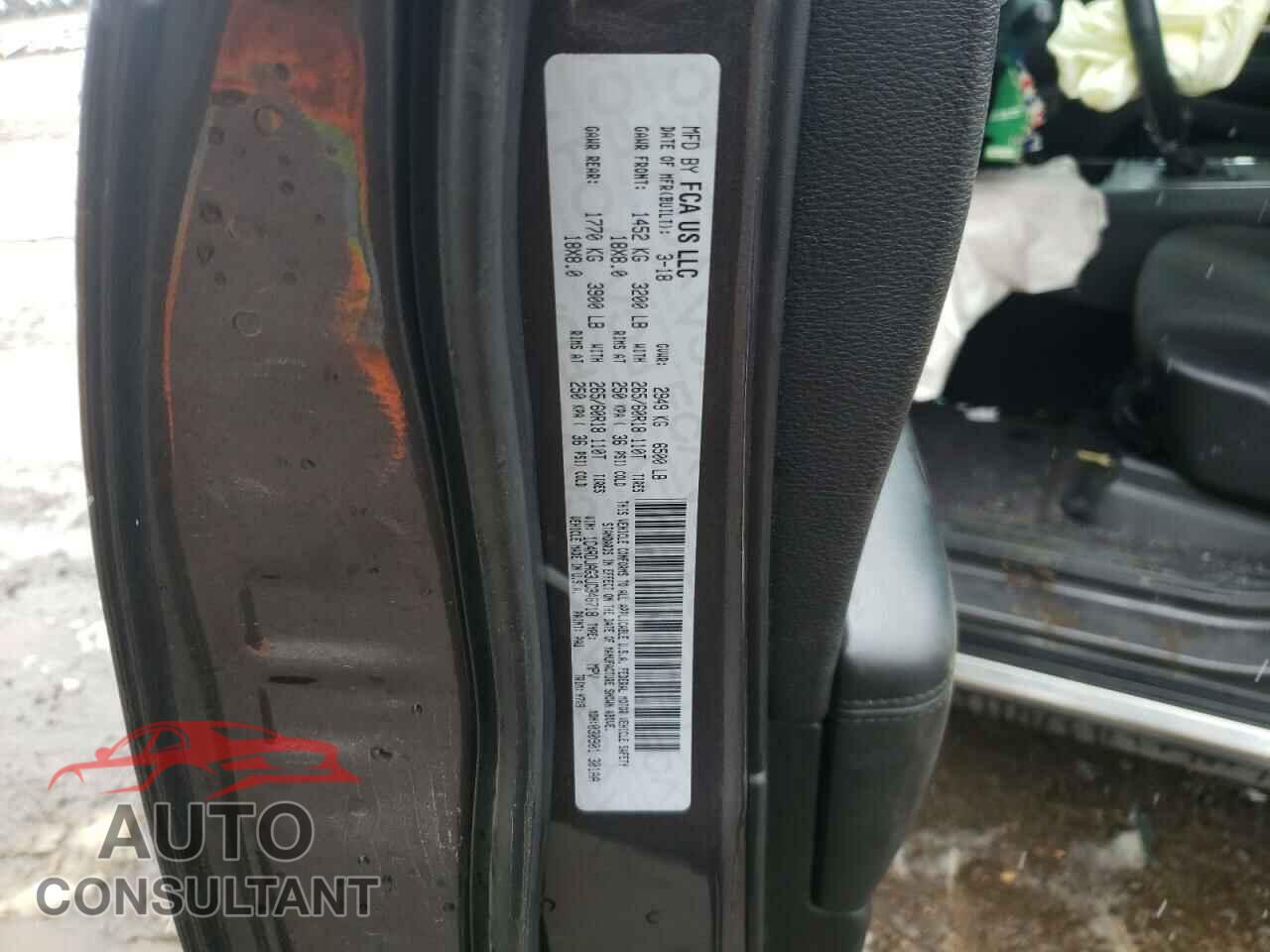 DODGE DURANGO 2018 - 1C4RDJAG3JC346718