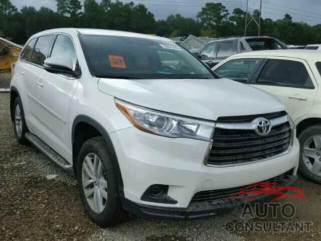 TOYOTA HIGHLANDER 2015 - 5TDZARFH0FS016632