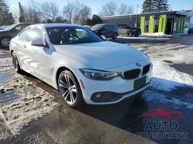 BMW 4 SERIES 2018 - WBA4W5C5XJAD32785