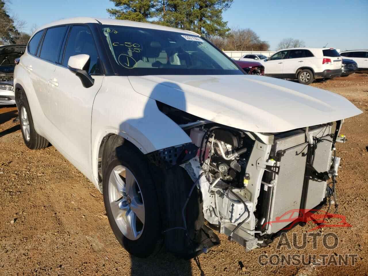 TOYOTA HIGHLANDER 2021 - 5TDCZRAH8MS531459