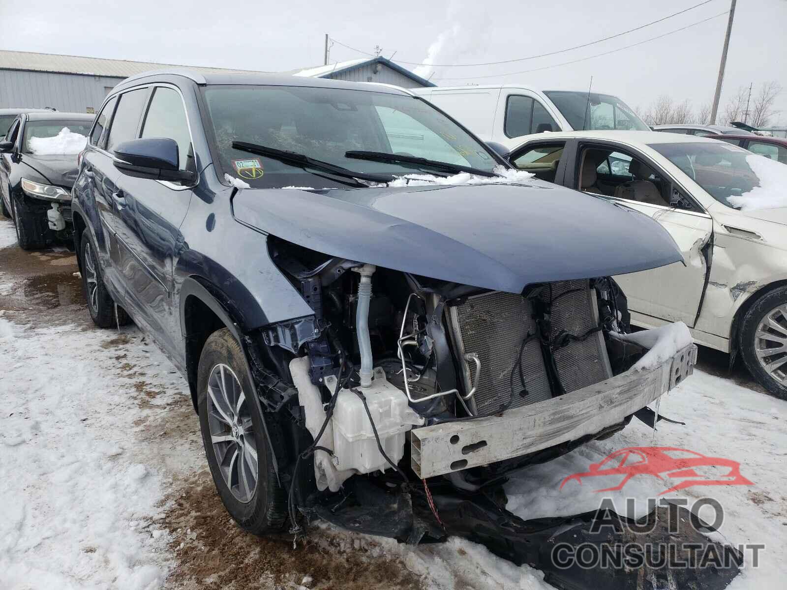 TOYOTA HIGHLANDER 2018 - 5TDJZRFH9JS862059