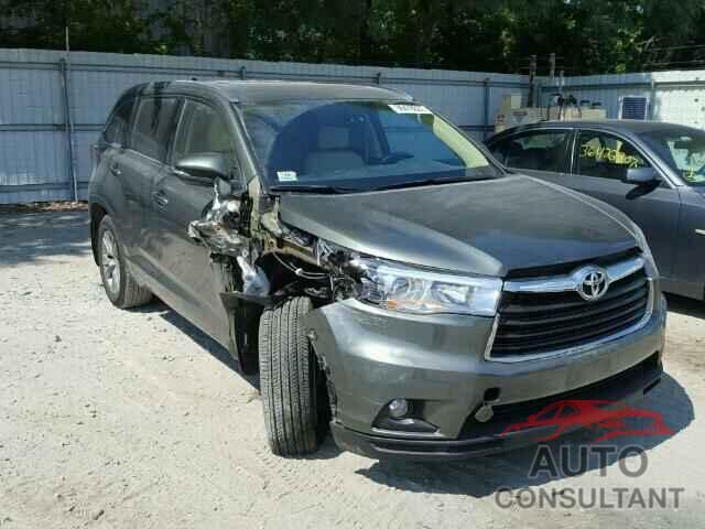 TOYOTA HIGHLANDER 2015 - 5TDJKRFH7FS075221