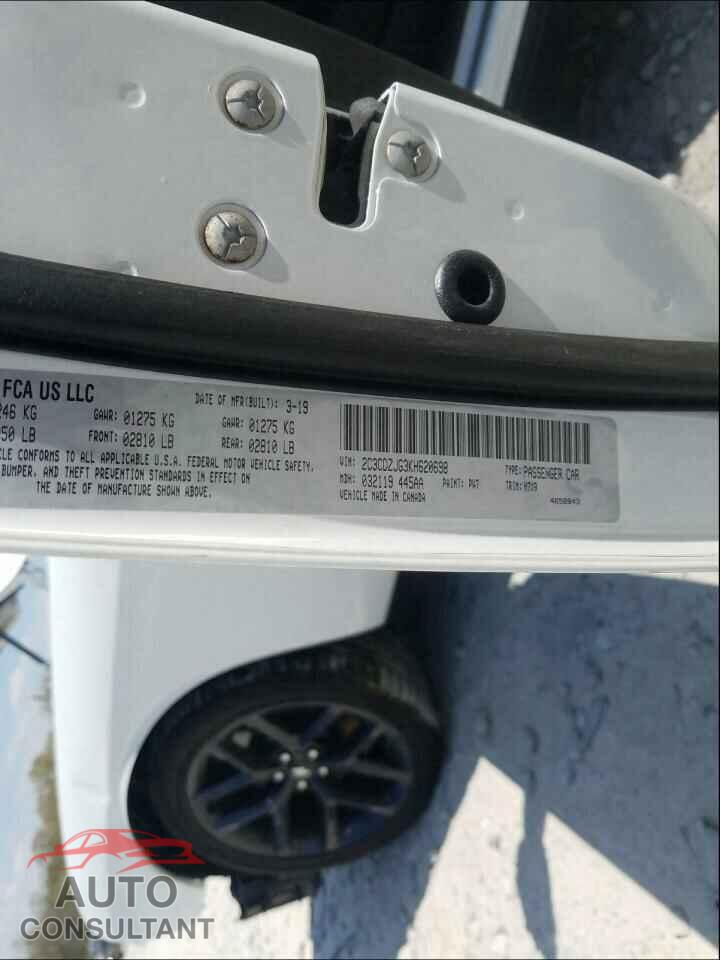 DODGE CHALLENGER 2019 - 2C3CDZJG3KH620698