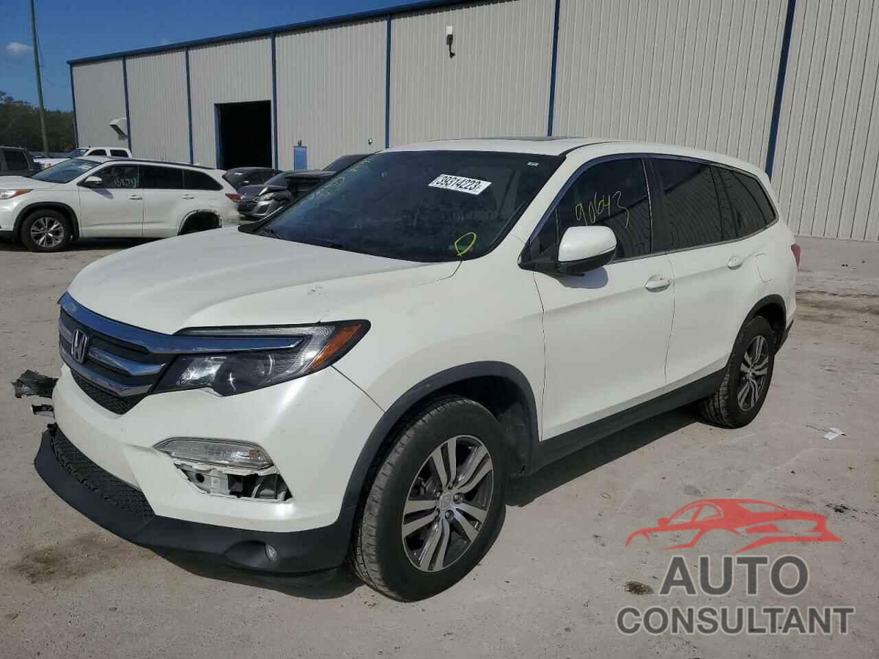 HONDA PILOT 2017 - 5FNYF5H54HB024748