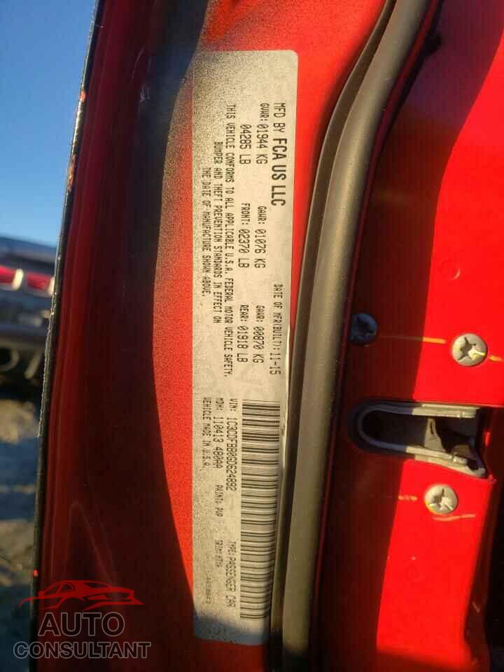 DODGE DART 2016 - 1C3CDFBB0GD624892