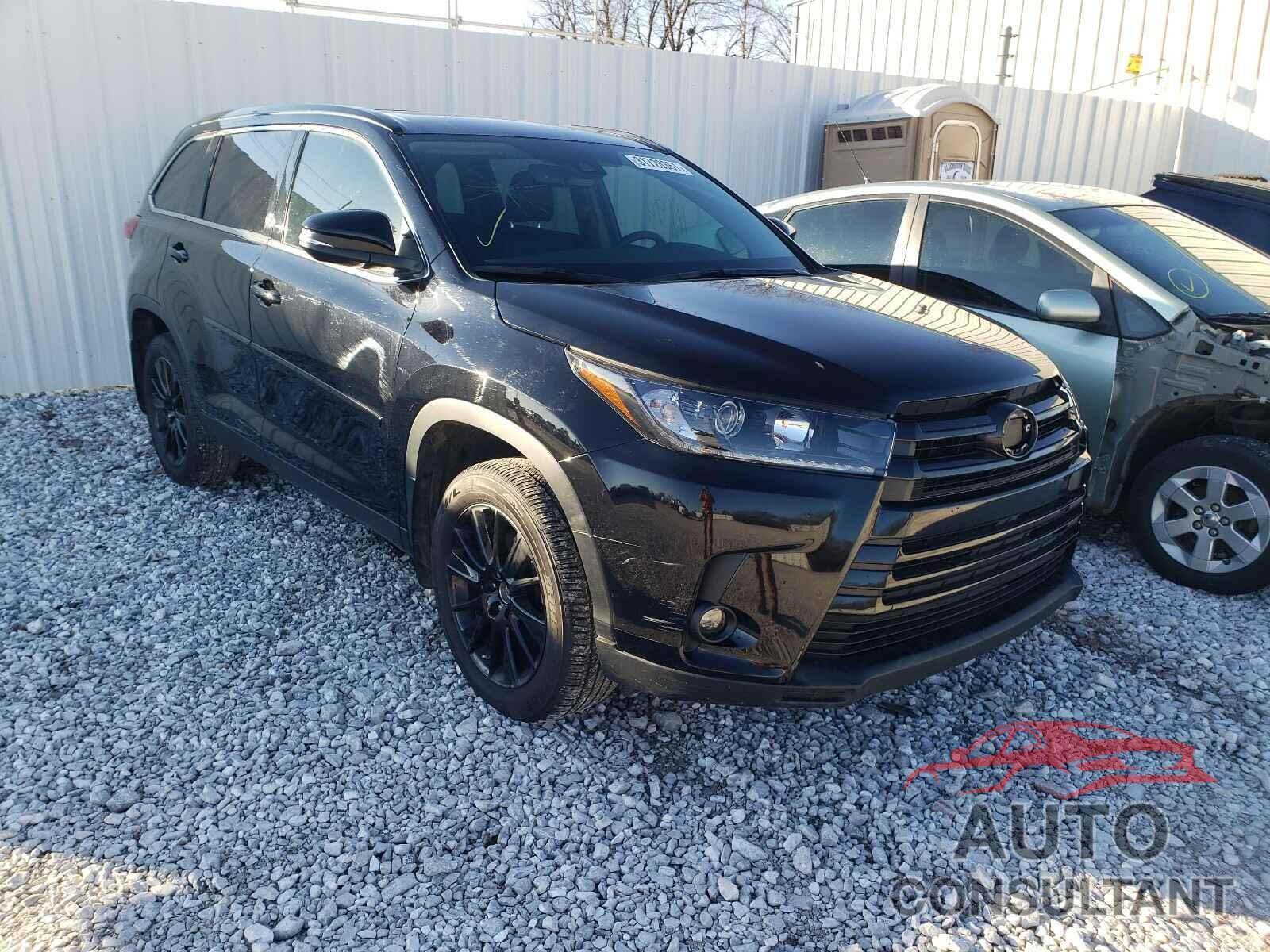 TOYOTA HIGHLANDER 2019 - 5TDJZRFH2KS615922