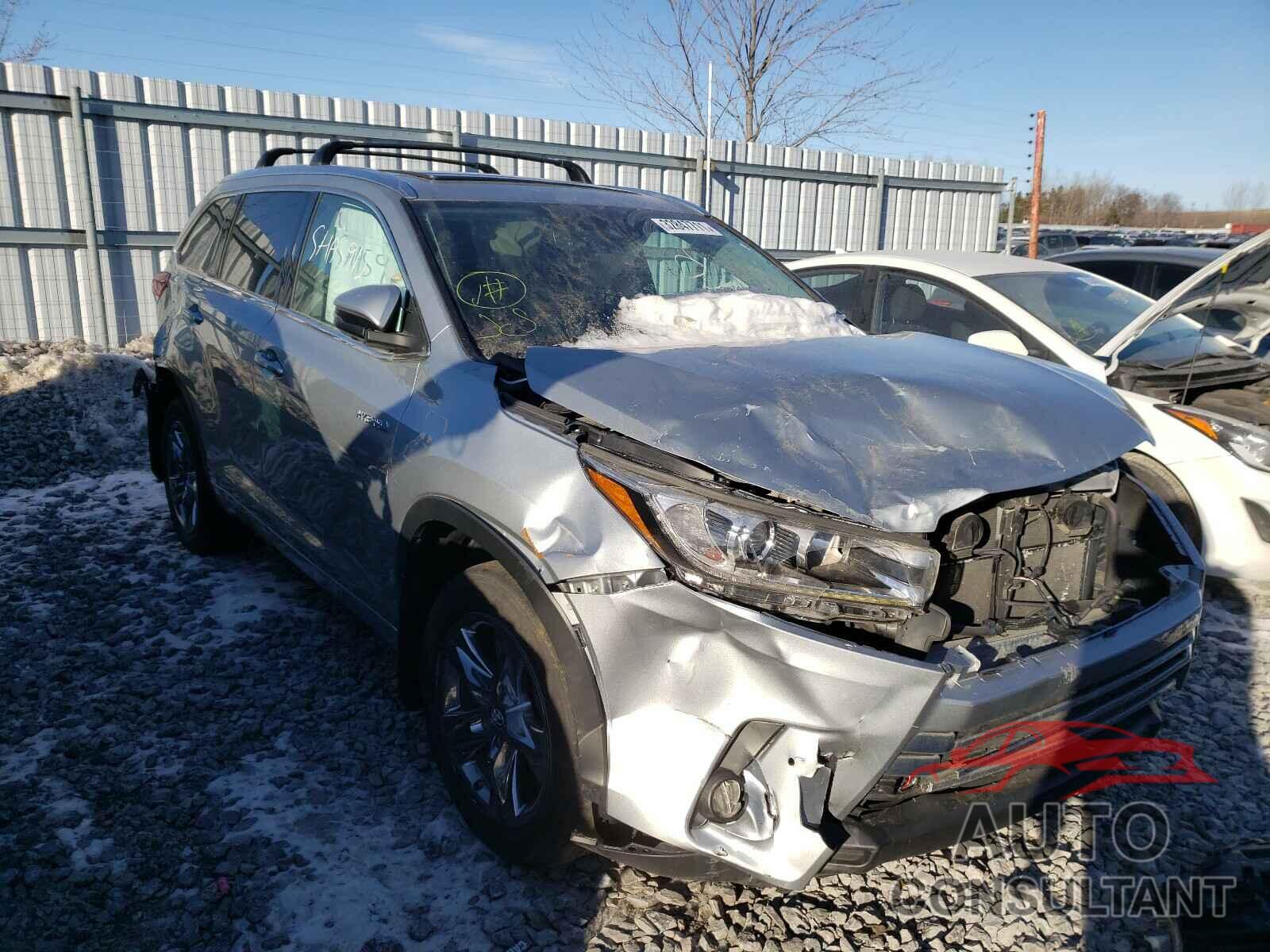 TOYOTA HIGHLANDER 2017 - 5TDDGRFH2HS035730