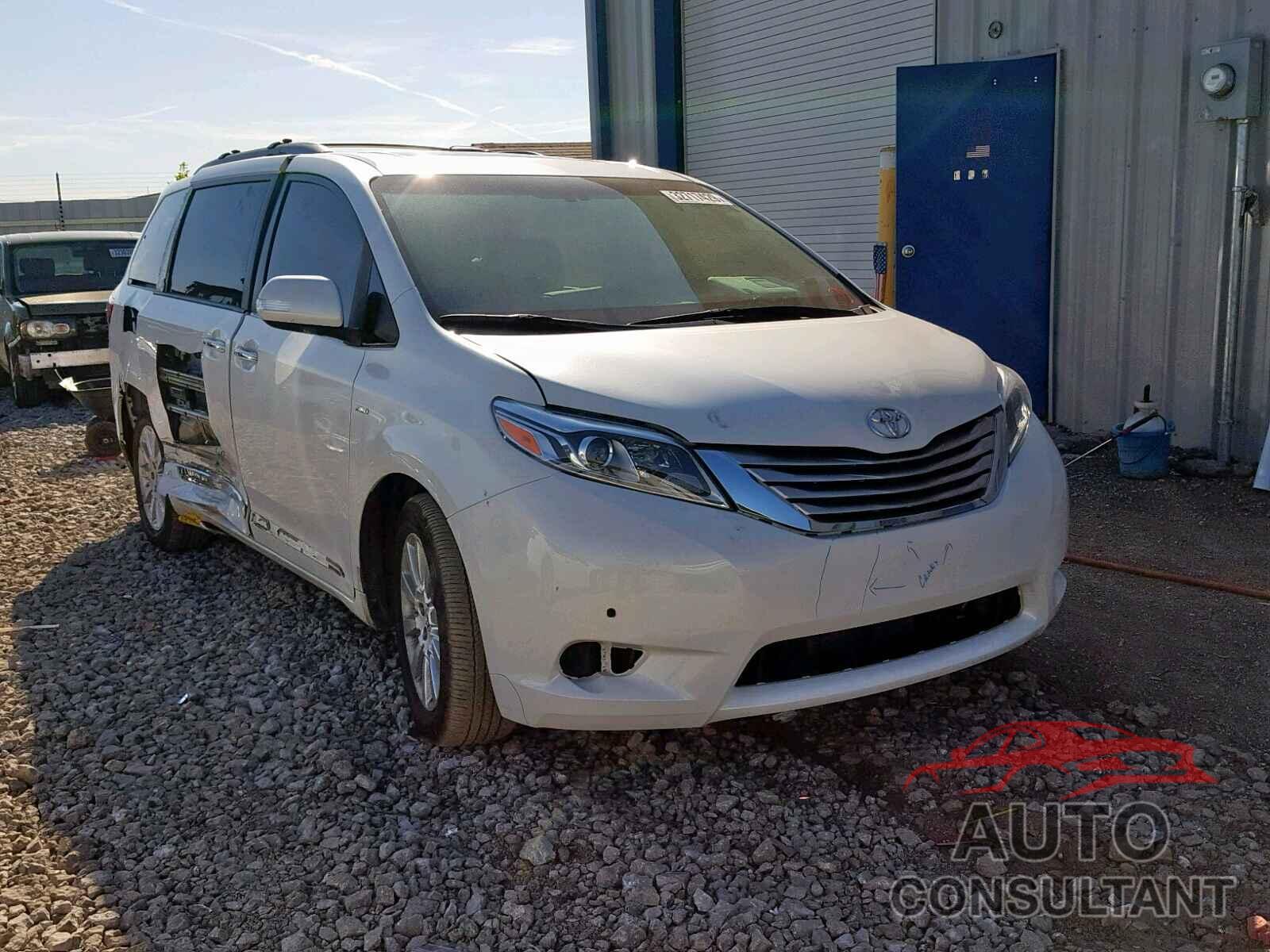 TOYOTA SIENNA XLE 2016 - 5TDDK3DC6GS141101