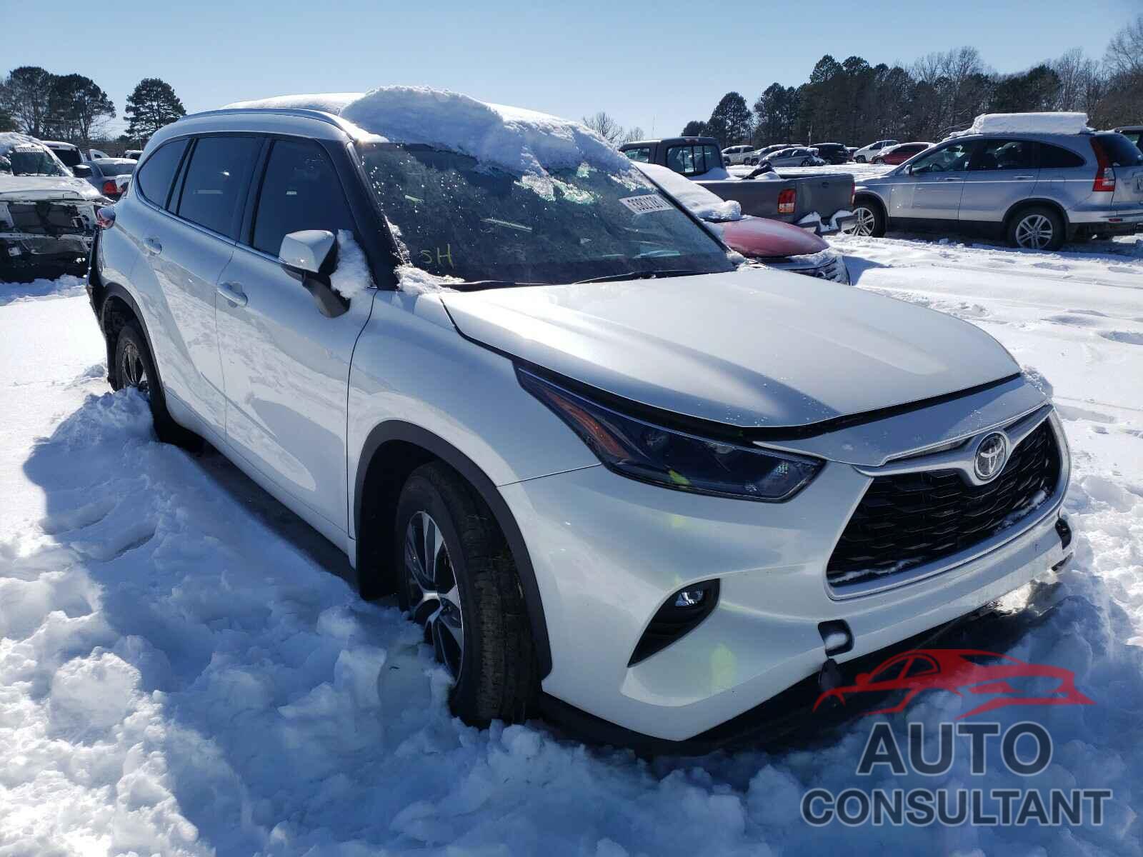 TOYOTA HIGHLANDER 2021 - 5TDGZRAH0MS518738